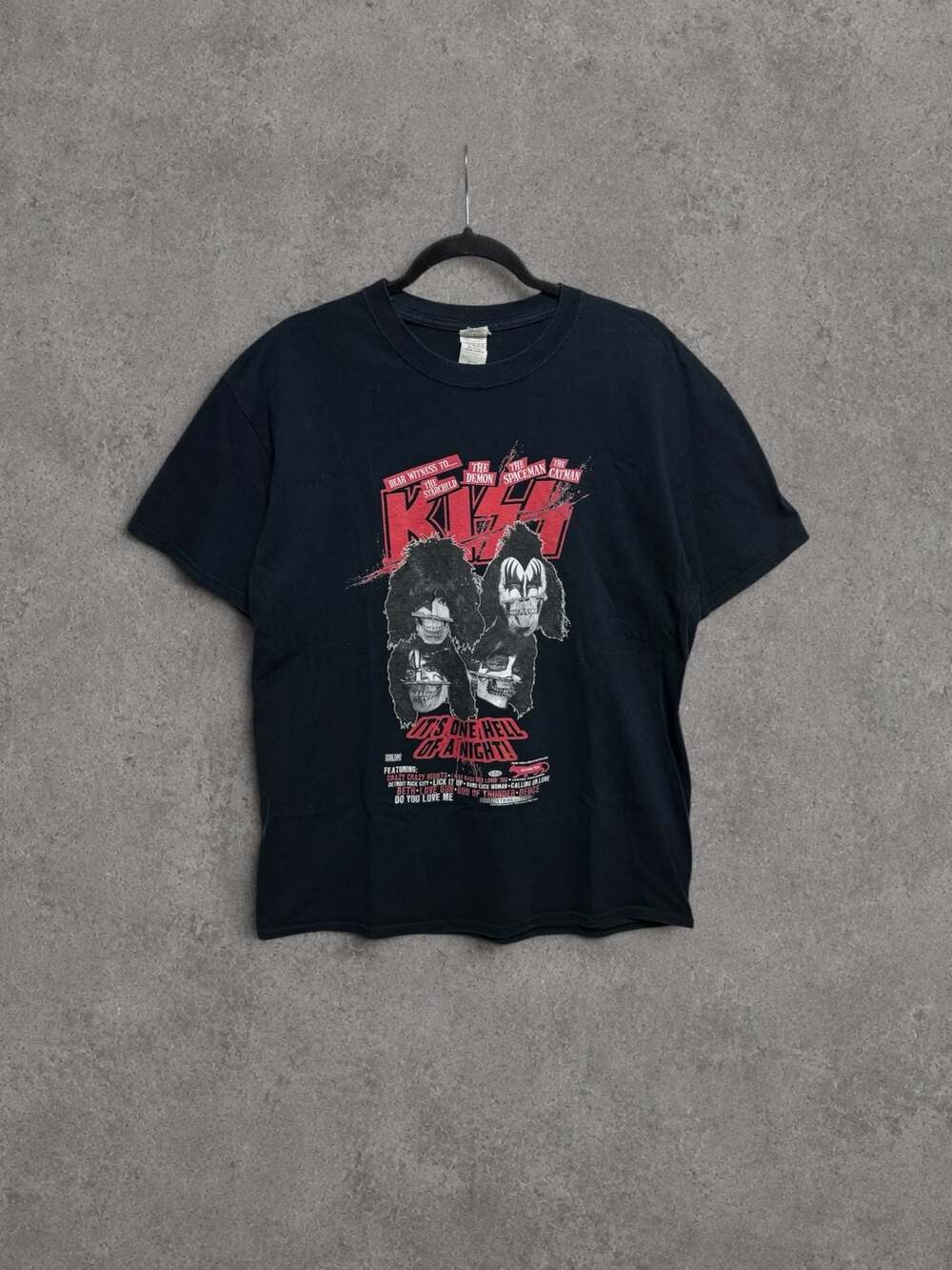 2000s KISS Band Graphic T-Shirt